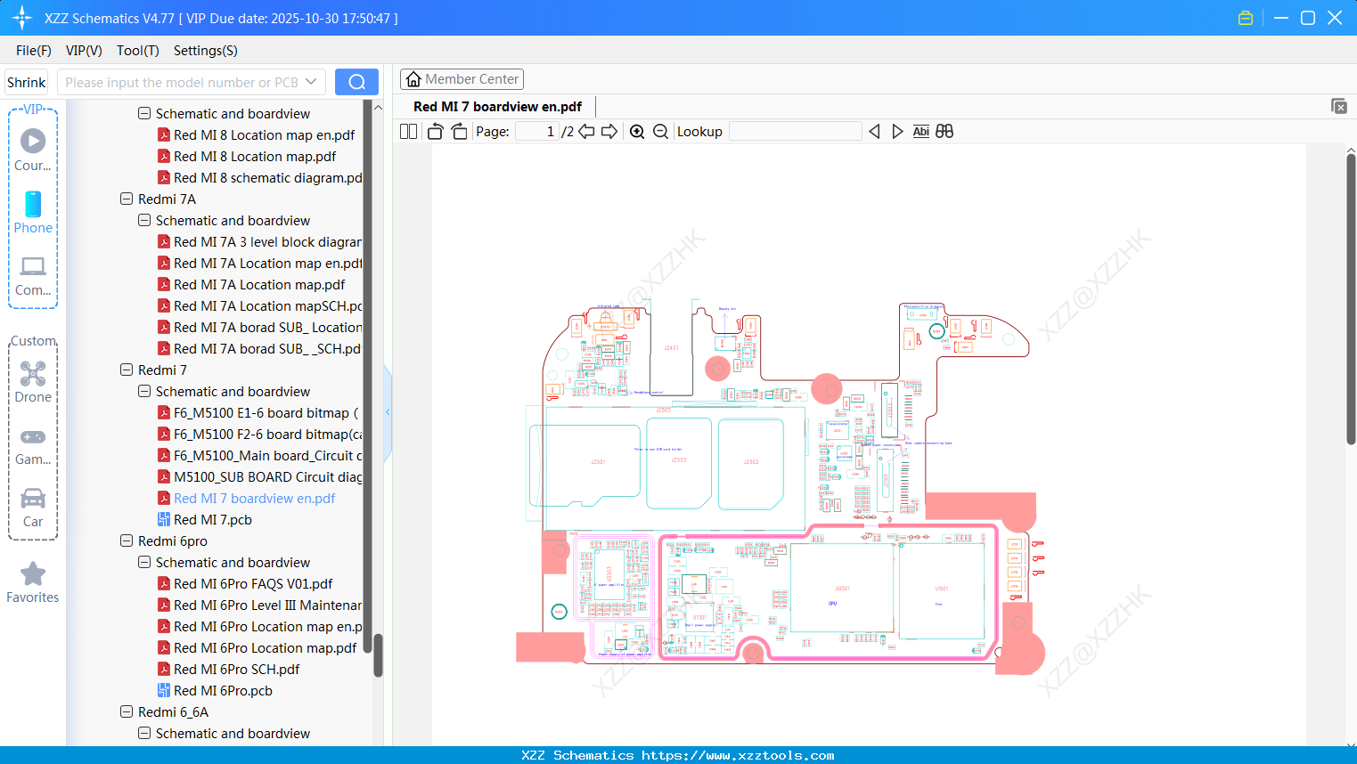 Xiaomi Redmi 7 Boardview En